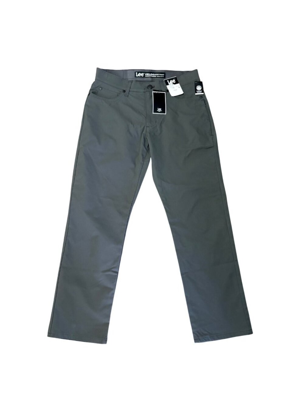 NEW LEE VELOCITY COMFORT PANTS GRAY MENS 32X30 WATER RESISTANT